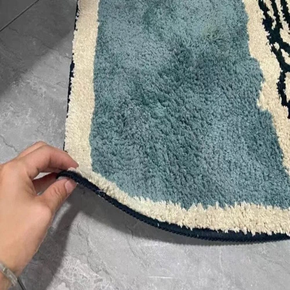 Pavoco Badematten Elegante Badematte für Badezimmer weich rutschfest handgefertigt