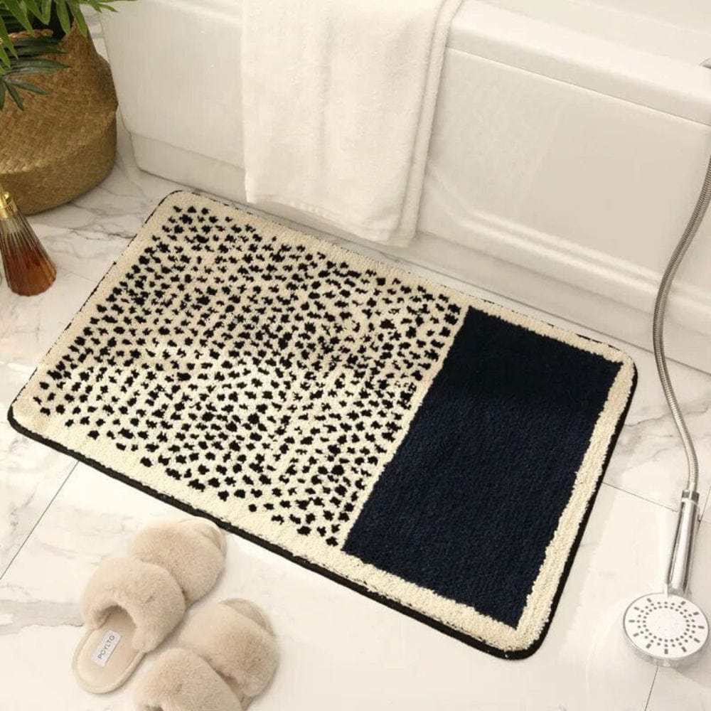 Pavoco Badematten Elegante Badematte für Badezimmer weich rutschfest handgefertigt