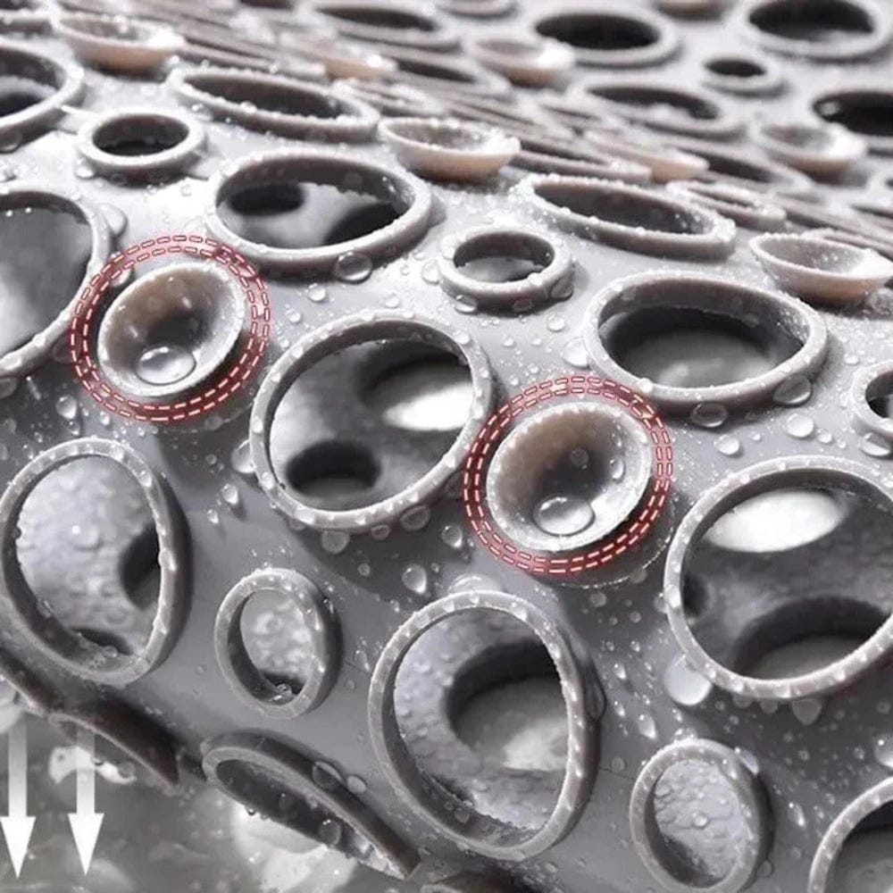 Pavoco Badematten Rutschfeste Duschmatte für Unisex antibakteriell langlebig hygienisch Dusche