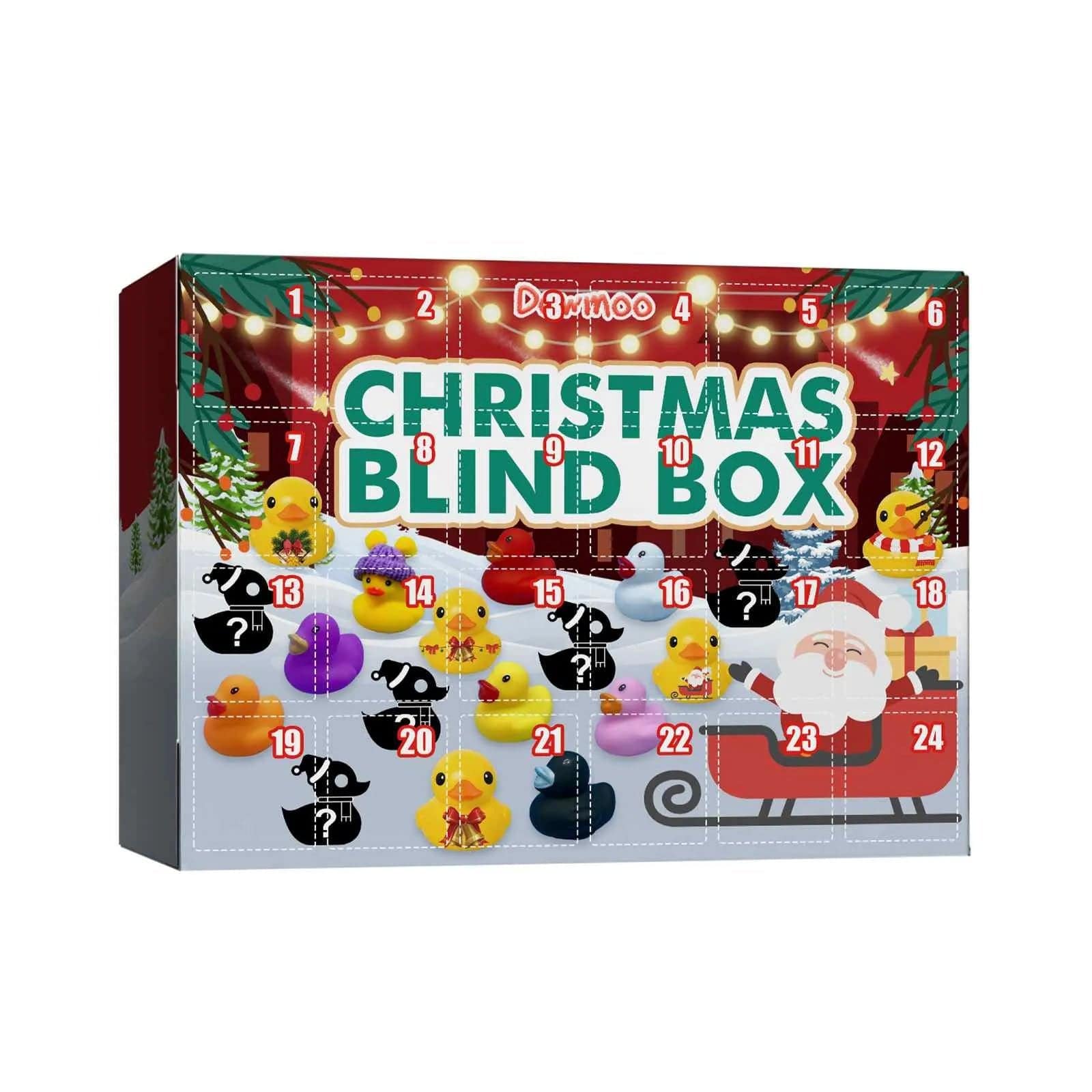 Pavoco Badespielzeug Default Fröhlicher Adventskalender für Kinder mit Badeentchen Weihnachten 2024