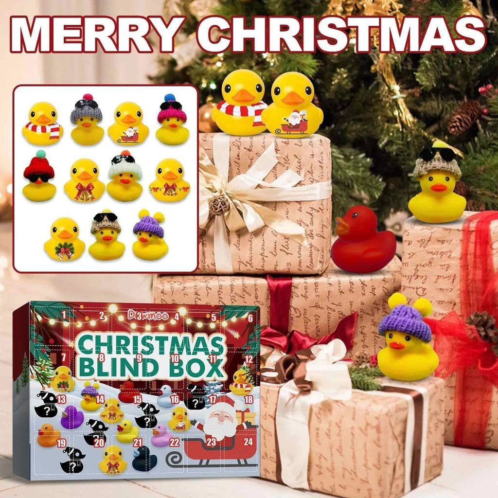 Pavoco Badespielzeug Default Fröhlicher Adventskalender für Kinder mit Badeentchen Weihnachten 2024