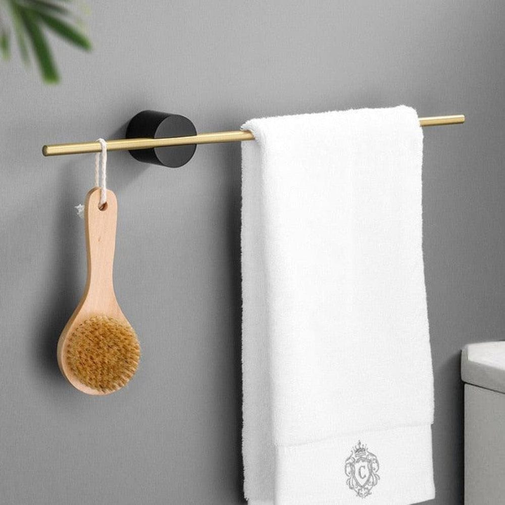 Pavoco Badezimmeraccessoires Eleganter Handtuchhalter für Badezimmer wandmontiert platzsparend Metall