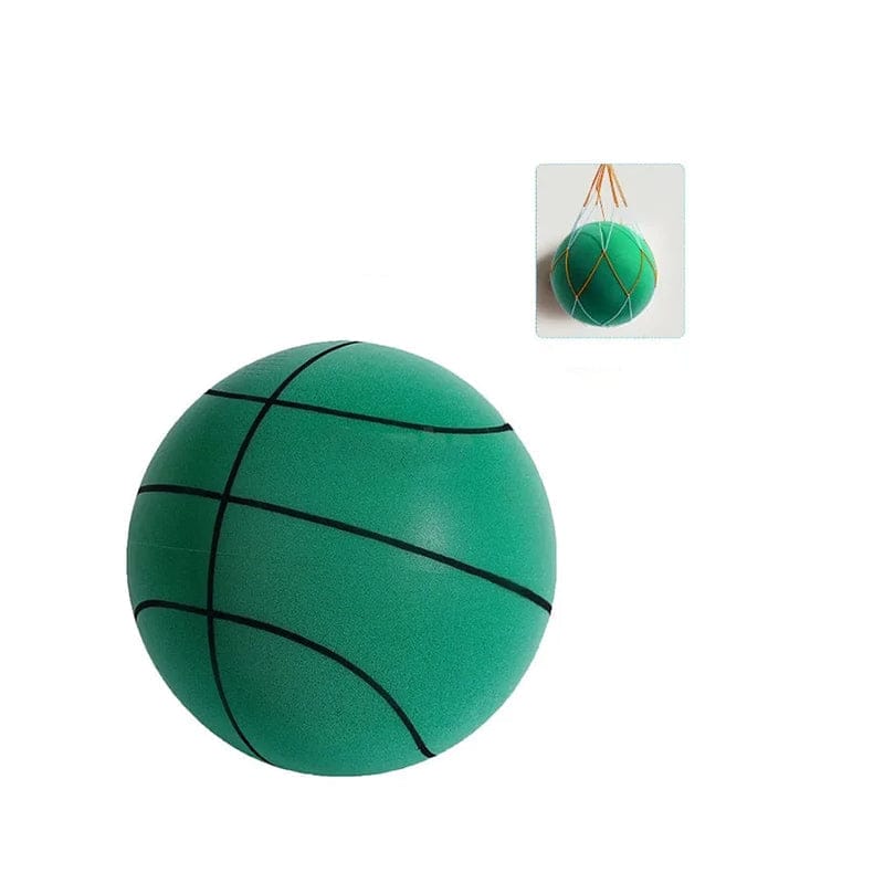 Pavoco Basketbälle 18 cm / Grün Geräuschloser Basketball für Kinder weich PU-Schaum Indoor