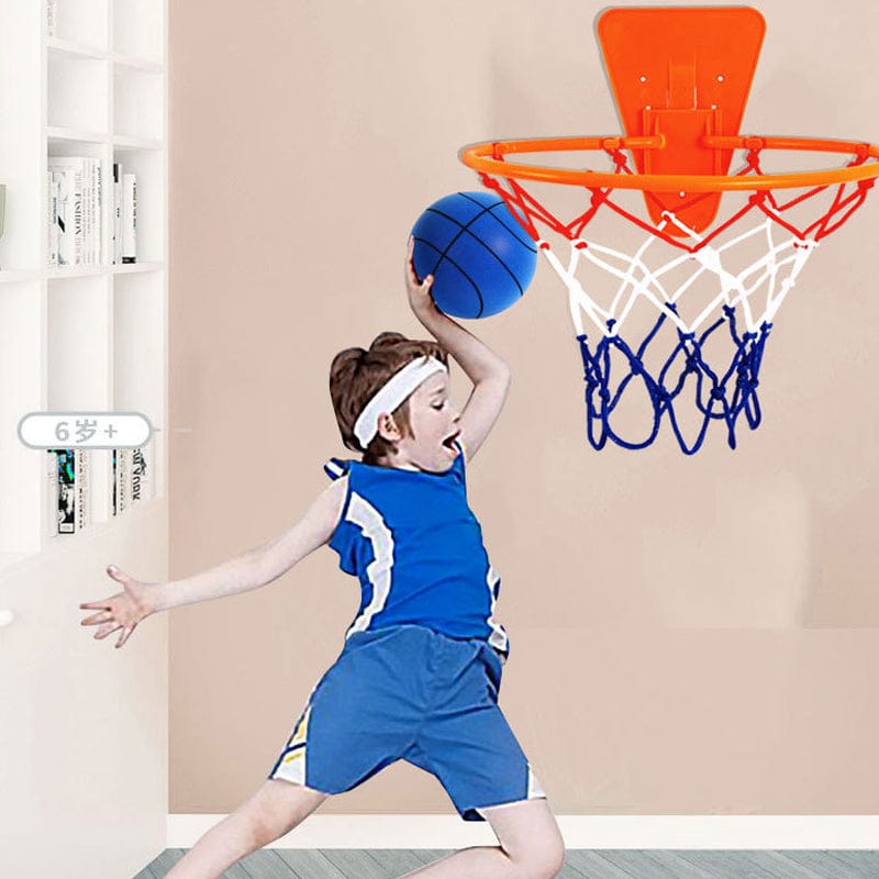 Pavoco Basketbälle Geräuschloser Basketball für Kinder weich PU-Schaum Indoor