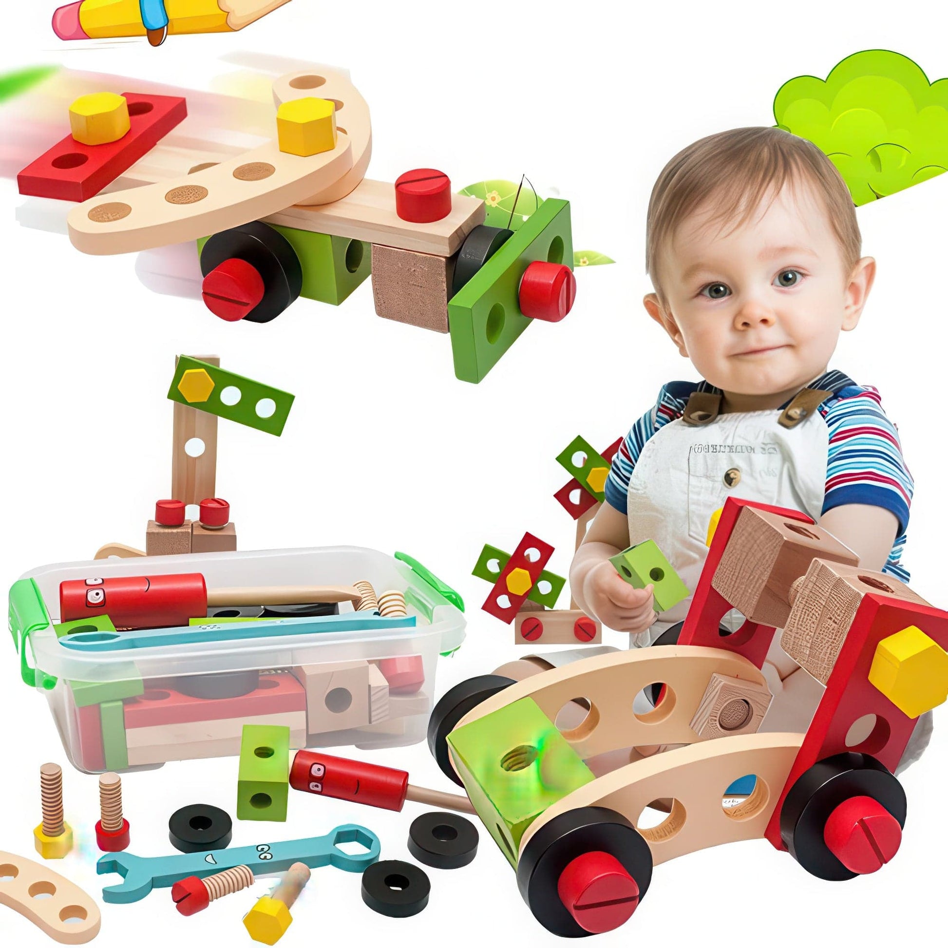 Pavoco Bastelsets Default Elio | kreatives Werkzeugset für Kinder robust