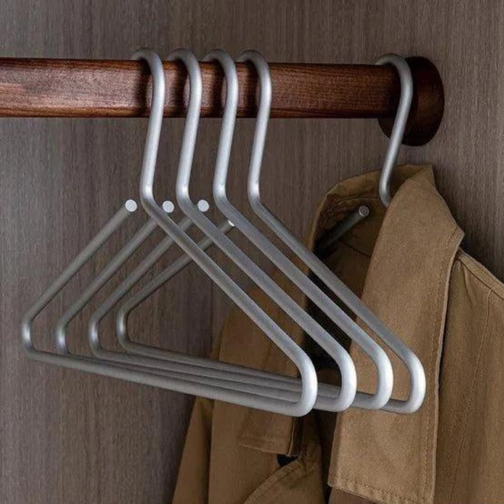 Pavoco Bekleidungsaccessoires Silber Elegante Kleiderbügel für Unisex langlebig stilvoll vielseitig