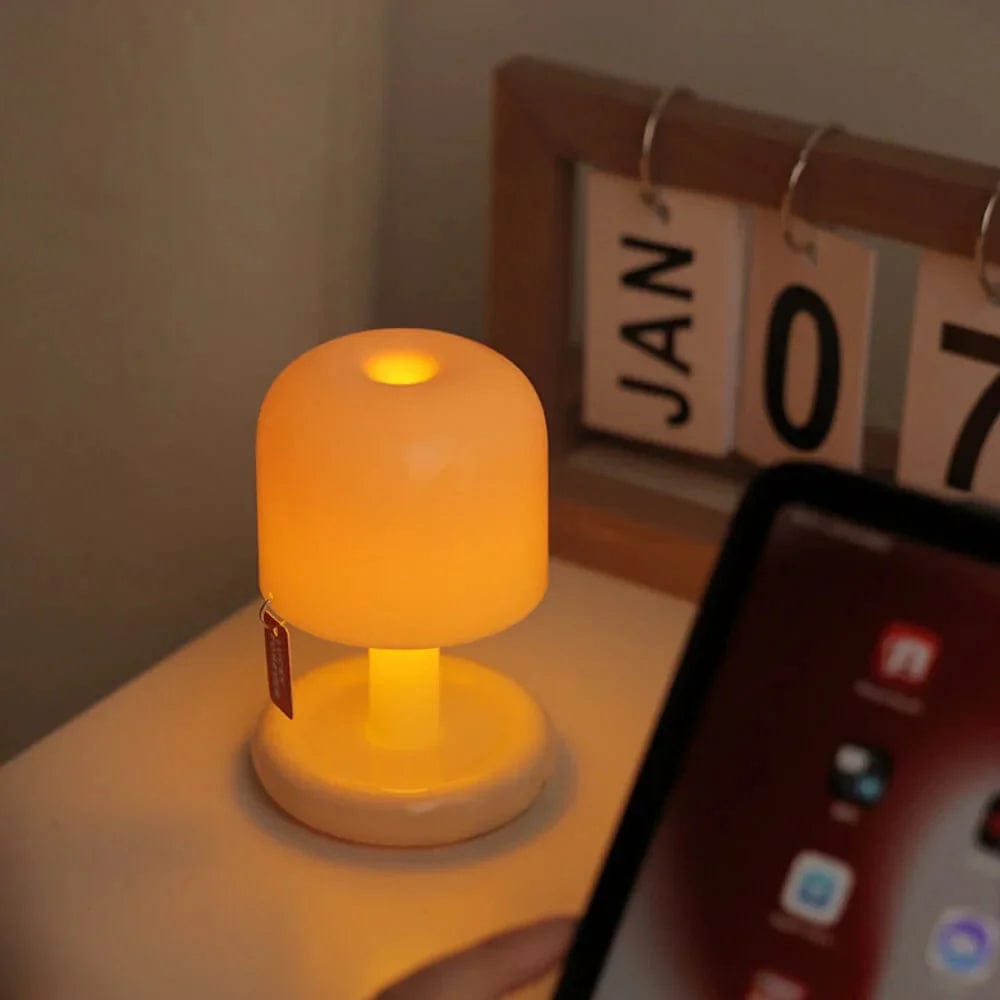 Pavoco Beleuchtung Default Kompakte Mini-Sonnenuntergangslicht Lampe USB wiederaufladbar warm