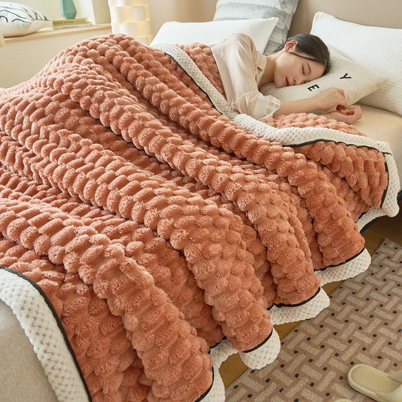 Pavoco Bettwäsche Braun / Klein (122 x 198 cm) Ultraweiche Kuscheldecke für Unisex warm aus Flanell-Fleece ganzjährig