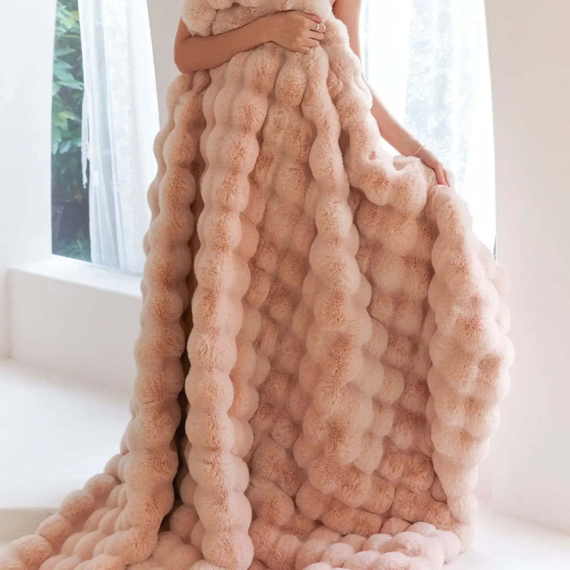 Pavoco Bettwäsche Rosa / 100x160cm Weiche Kuscheldecke für Unisex Doppelseitig Fleece Vielseitig 100x160cm