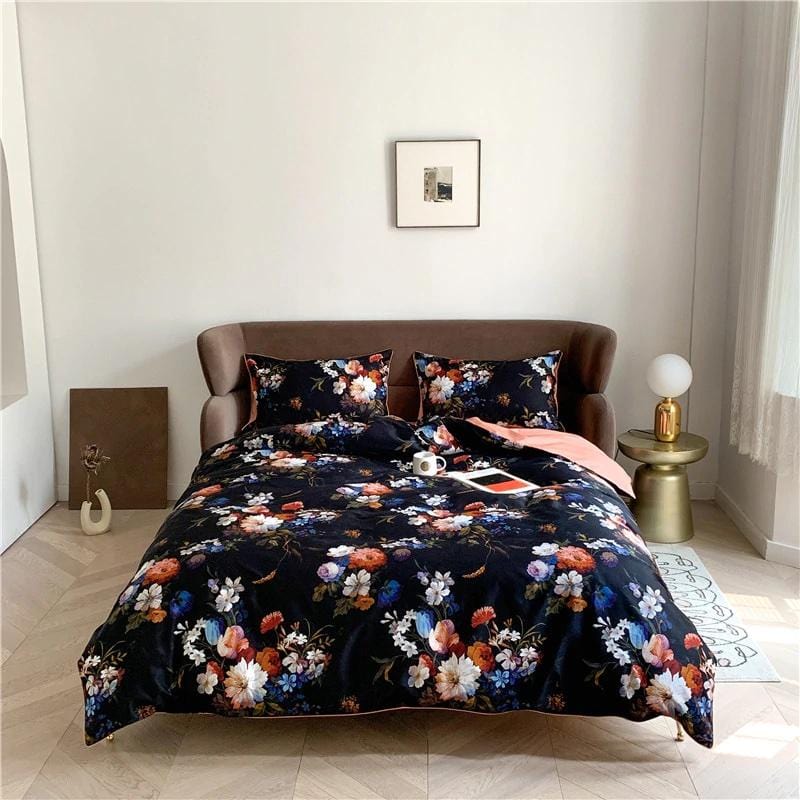Pavoco Bettwäsche-Sets 200×200 cm – Doppelbett Elegantes Bettbezug Set für Unisex aus langstapeliger Baumwolle 240x220 atmungsaktiv