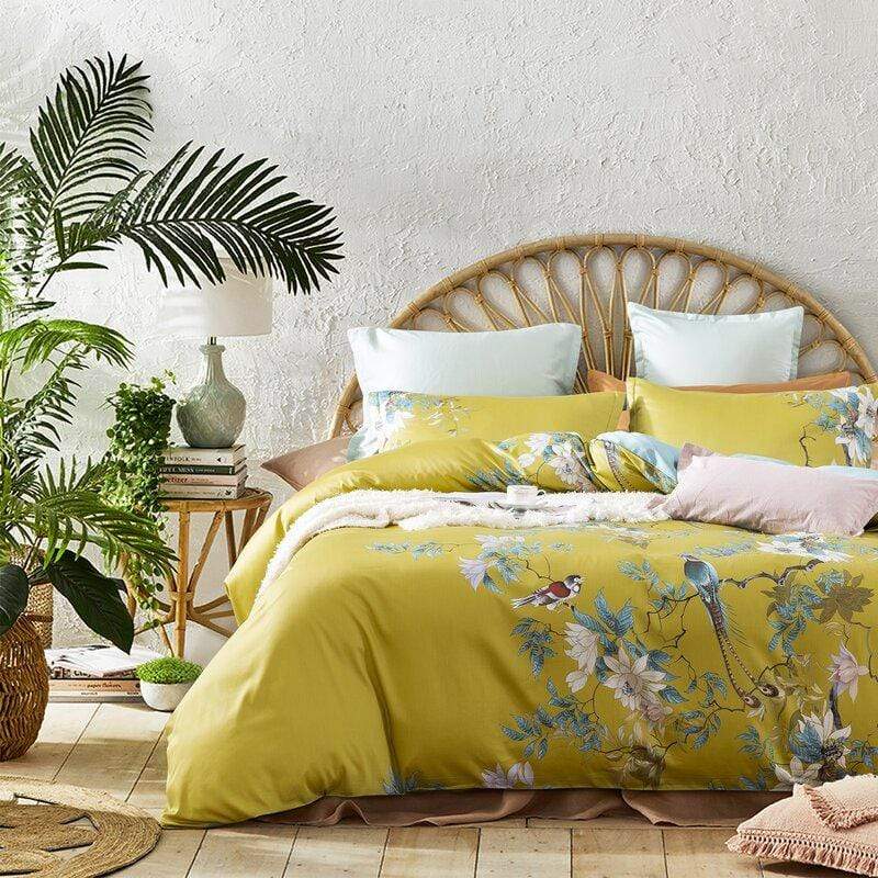 Pavoco Bettwäsche-Sets Elegantes Bettbezug Set für Unisex 240x220 aus langstapeliger Satin-Baumwolle 4-teilig