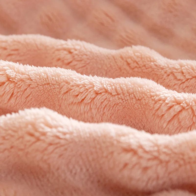 Pavoco Bettwäsche Weiche Fleece Decke für Unisex warm atmungsaktiv modern 150x200 cm