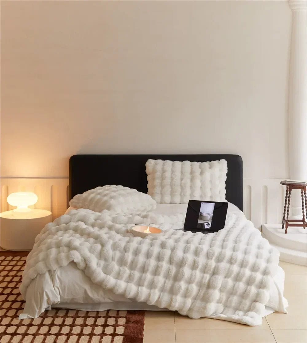 Pavoco Bettwäsche Weiche Kuscheldecke für Unisex Doppelseitig Fleece Vielseitig 100x160cm