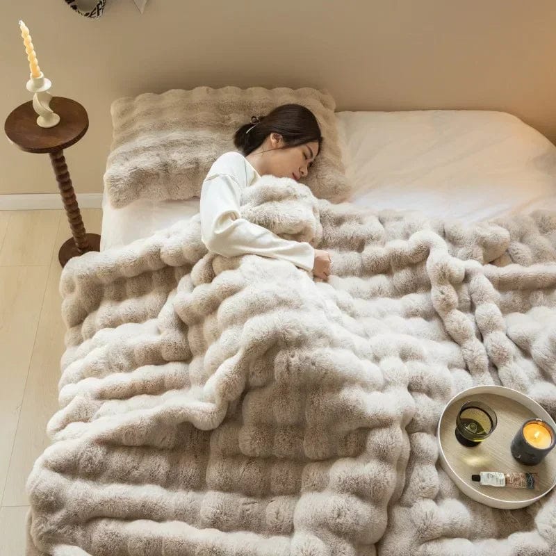 Pavoco Bettwäsche Weiche Kuscheldecke für Unisex Doppelseitig Fleece Vielseitig 100x160cm