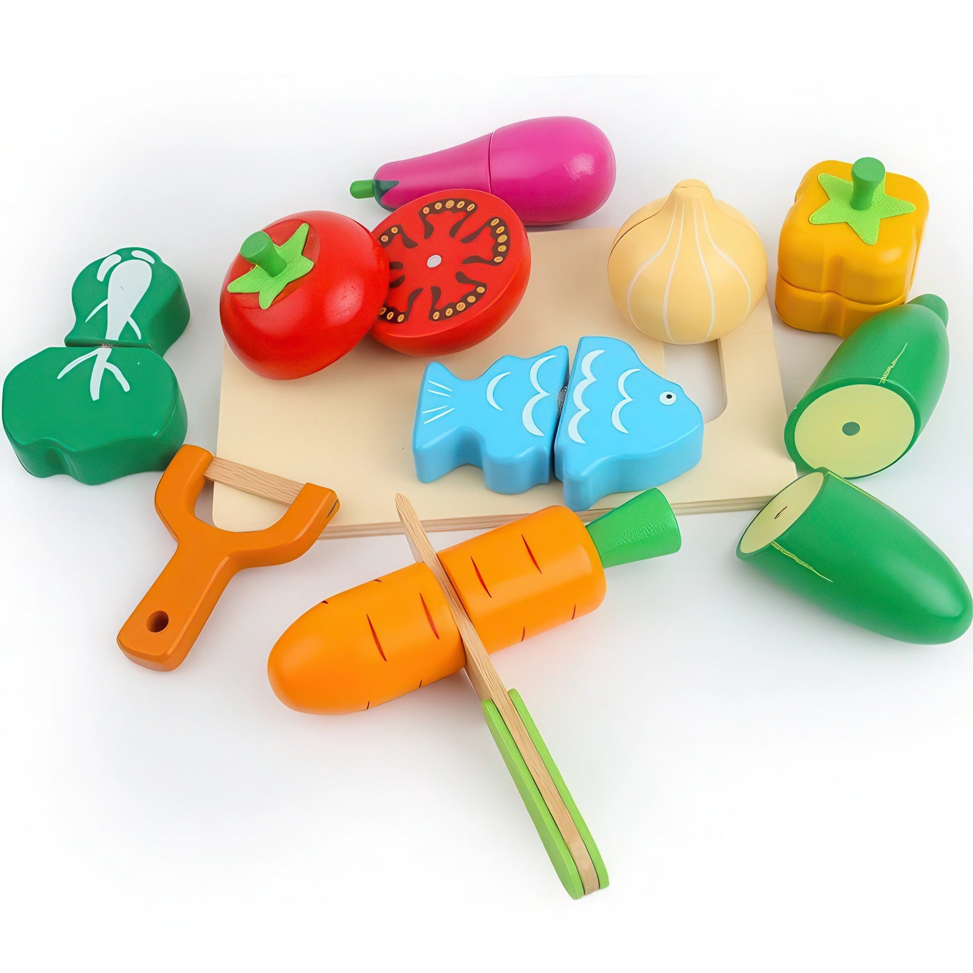 Pavoco Bildungsspielzeug Default EcoBox | nachhaltige Obst- und Gemüsekiste für Kinder kreativ