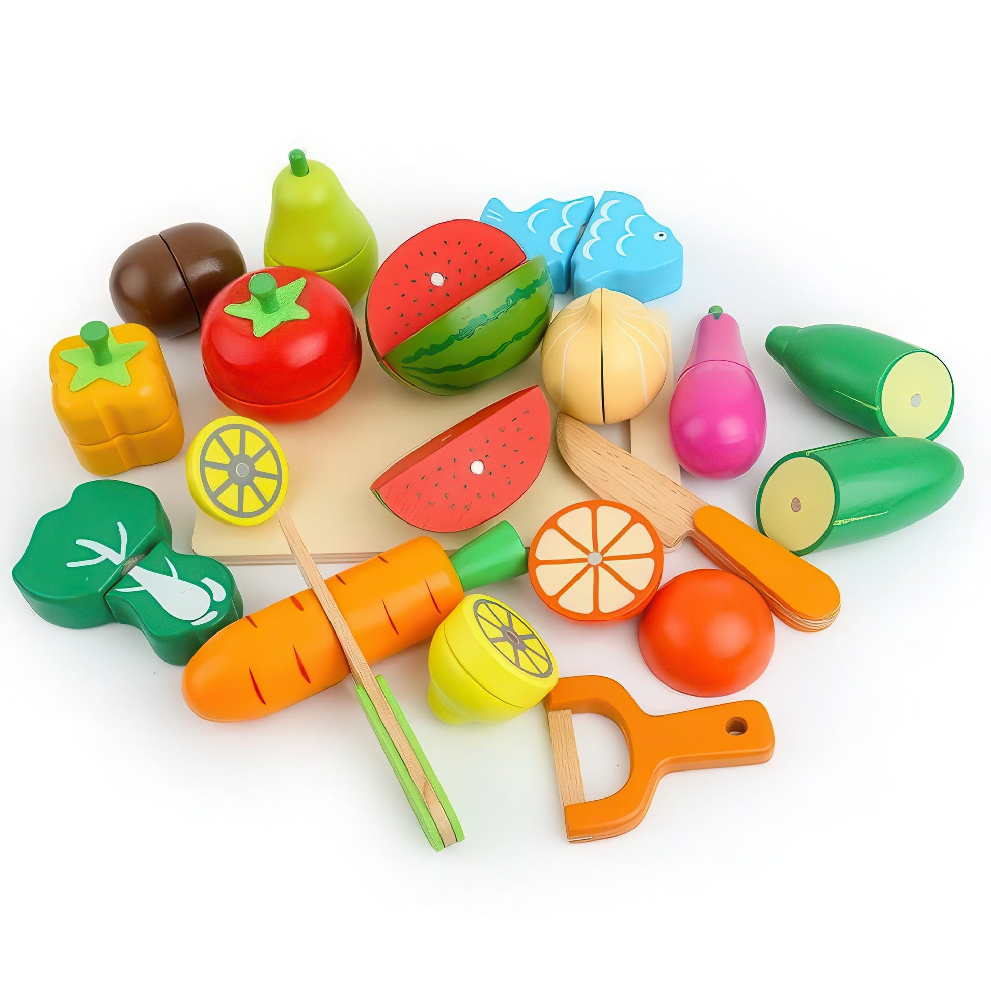 Pavoco Bildungsspielzeug Default EcoBox | nachhaltige Obst- und Gemüsekiste für Kinder kreativ