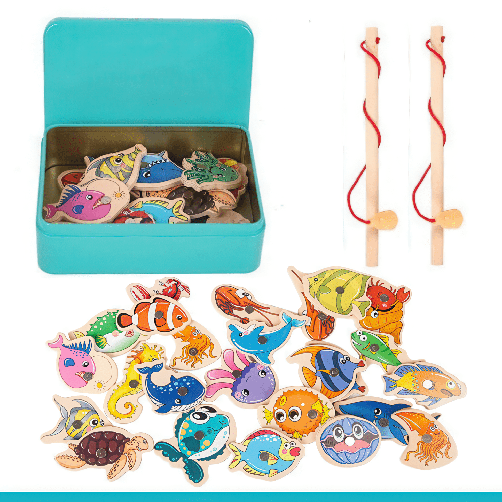 Pavoco Bildungsspielzeug Default Kira | kreatives Angelspiel für Kinder magnetisch