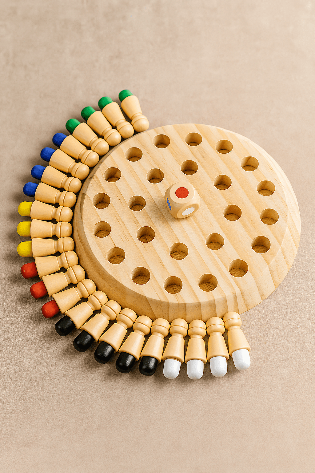 Pavoco Brettspiele Default Zuri | kreatives Memory-Spiel für Kinder aus Holz