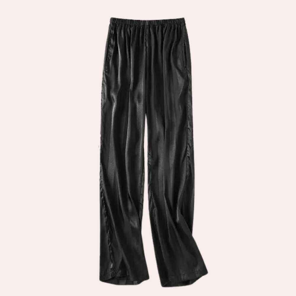 Pavoco Damen Schlafanzüge Luxuriöses Pyjama-Set für Damen atmungsaktiv bequem Sommer