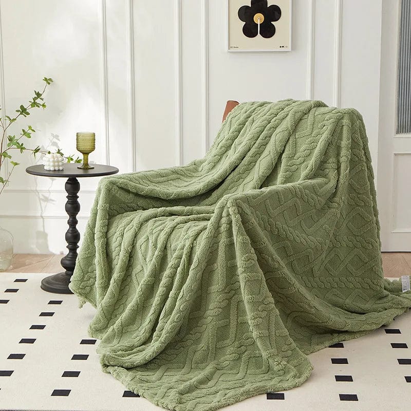 Pavoco Decken & Überwürfe Weiche Wolldecke für Unisex aus Lambswool warm und luxuriös Winter