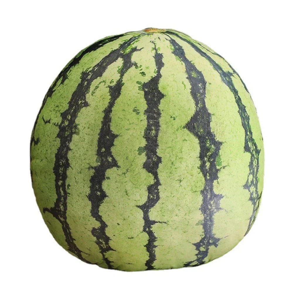 Pavoco Dekorative Kissen Wassermelone Weiches Plüschkissen für Kinder und Erwachsene fruchtig dekorativ
