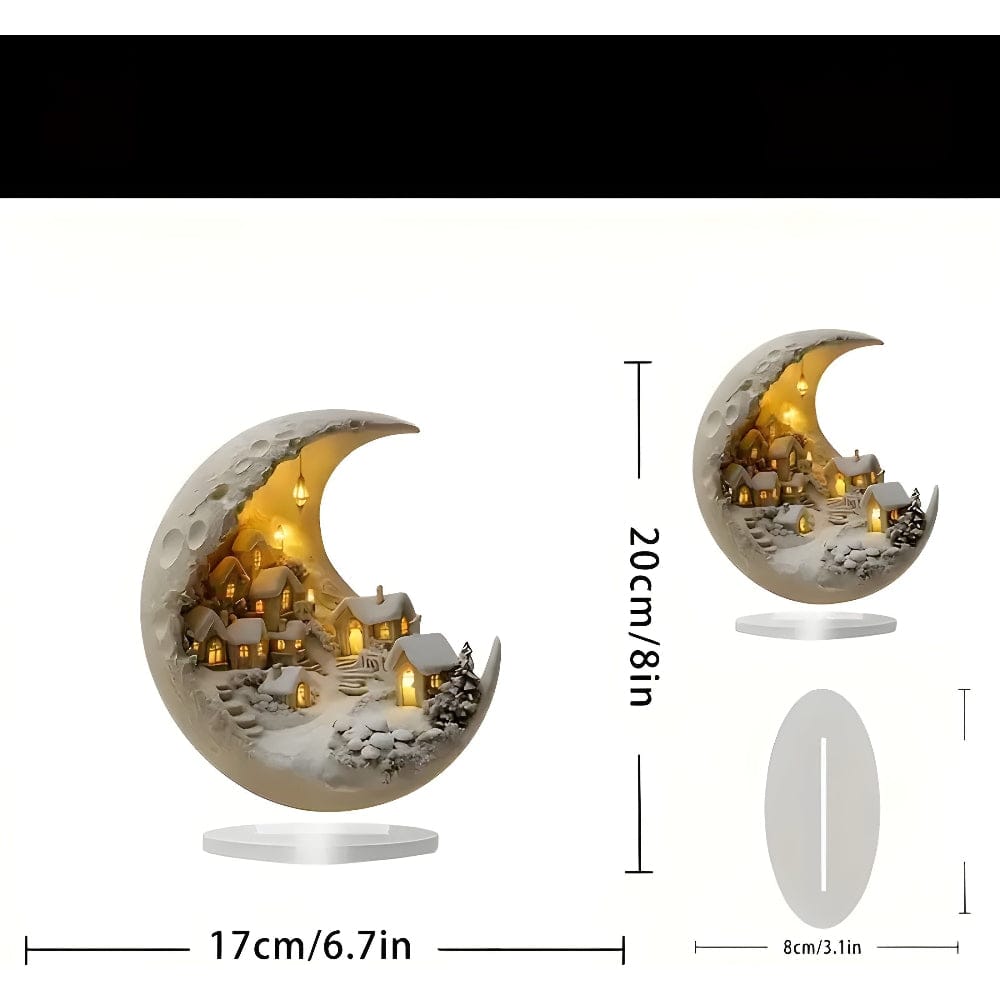 Pavoco Dekorative Objekte Default Romantisches Dekoobjekt aus Acryl für Zuhause leicht langlebig stimmungsvolle Beleuchtung