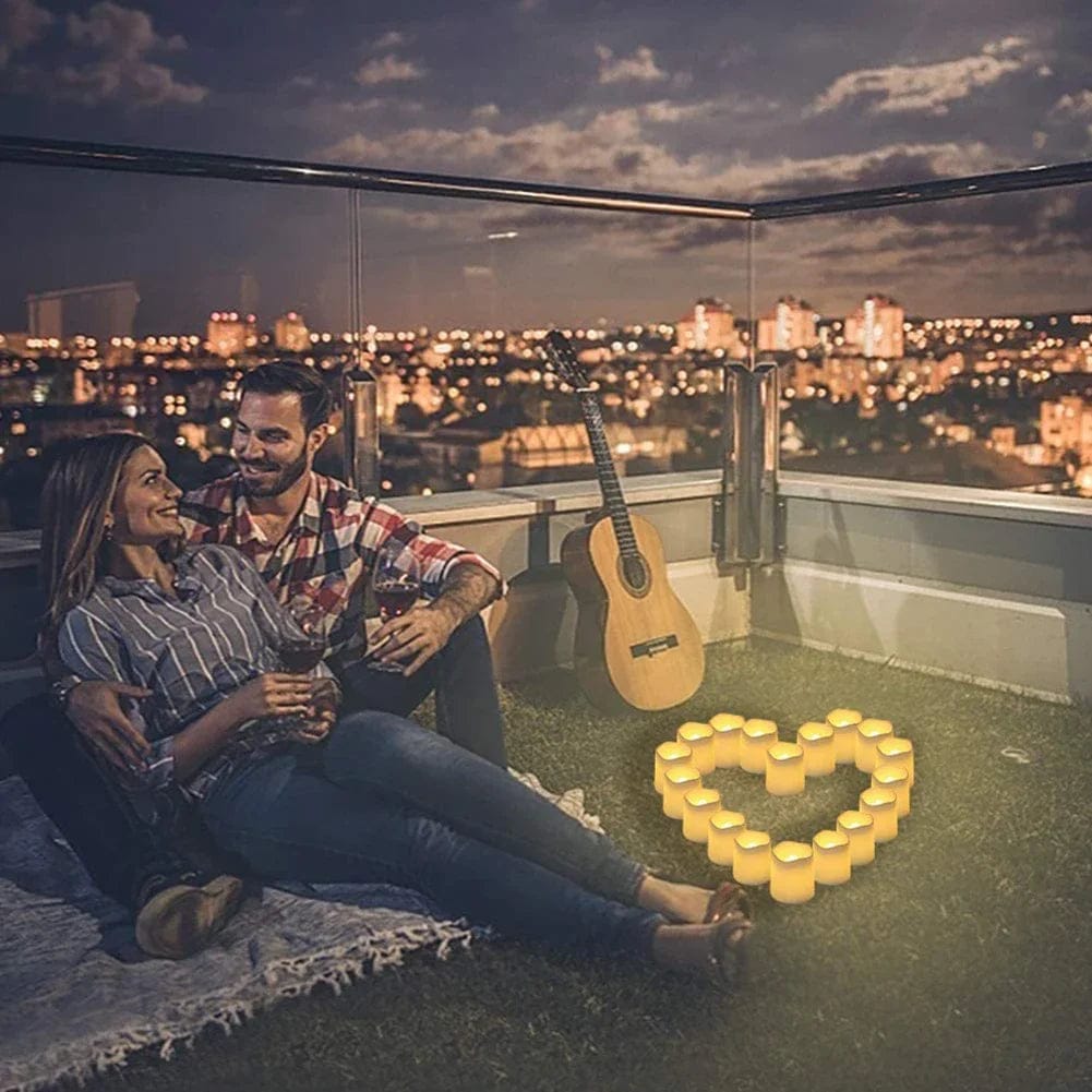 Pavoco Elektrische Kerzen Default Stilvolle LED-Kerzen für Unisex warmweiß flammenlos sicher