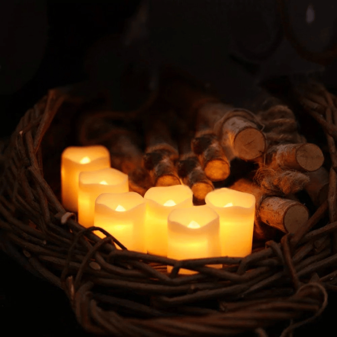 Pavoco Elektrische Kerzen Default Stilvolle LED-Kerzen für Unisex warmweiß flammenlos sicher