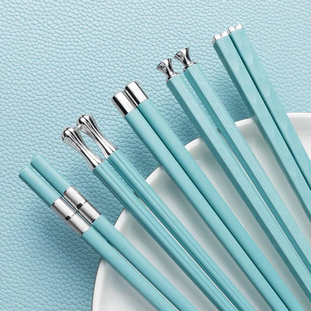 Pavoco Essstäbchen Blau Elegante Essstäbchen für Feinschmecker langlebig spülmaschinenfest