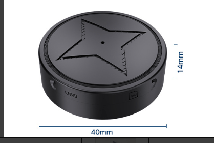 Pavoco Fahrzeug-GPS-Tracker Default Kompakter GPS Tracker für Auto magnetisch wetterbeständig mit Echtzeitverfolgung