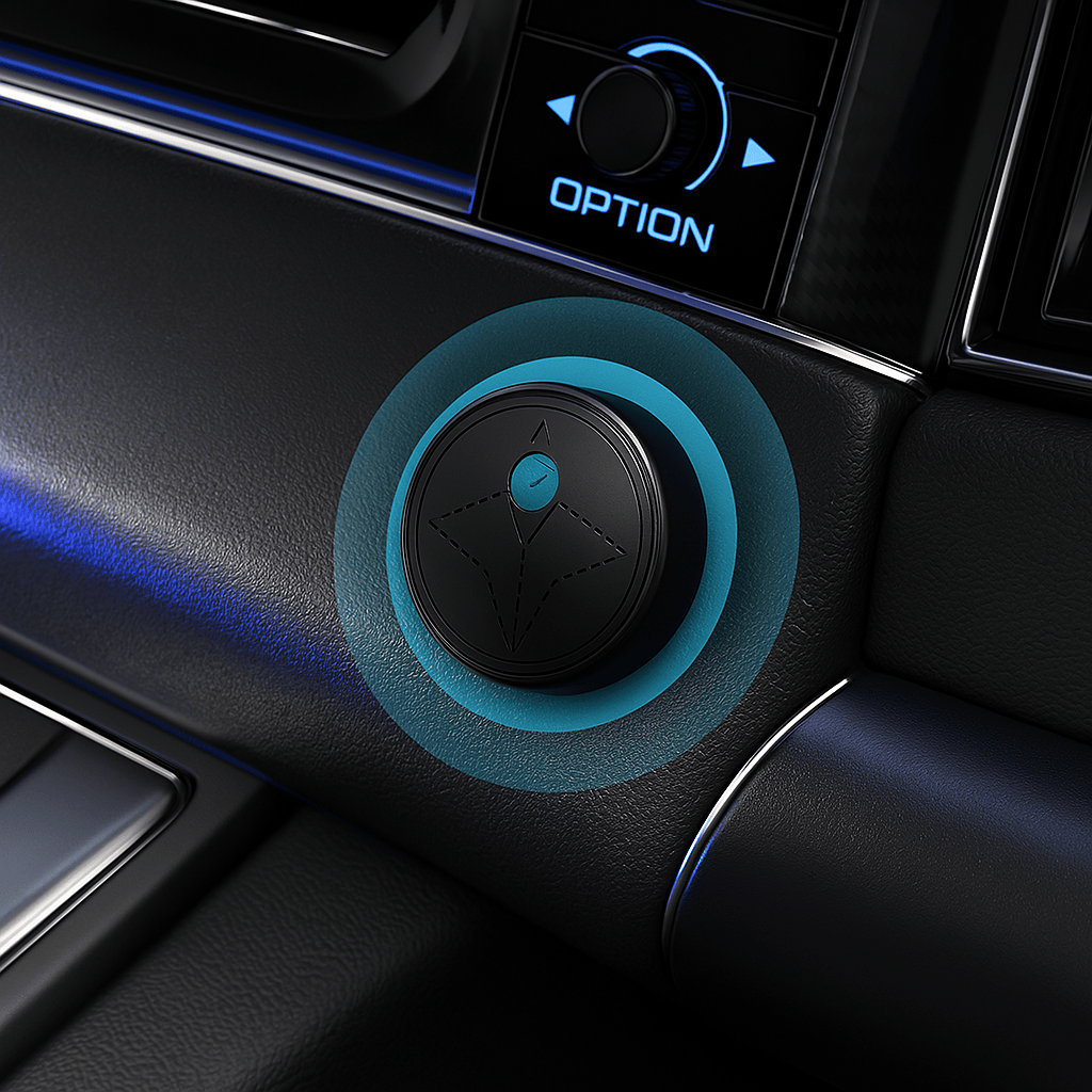 Pavoco Fahrzeug-GPS-Tracker Default Kompakter GPS Tracker für Auto magnetisch wetterbeständig mit Echtzeitverfolgung