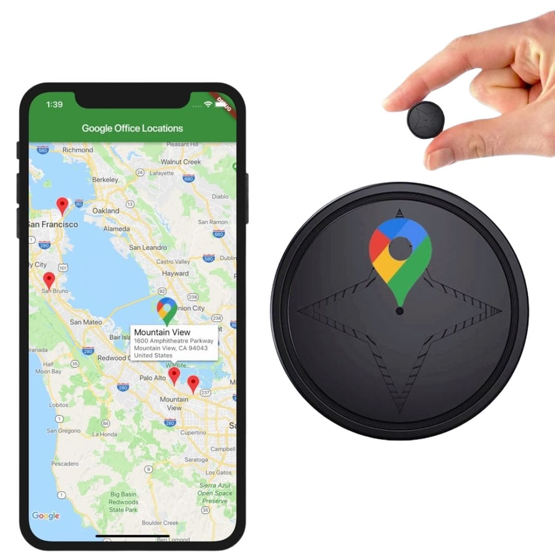 Pavoco Fahrzeug-GPS-Tracker Default Kompakter GPS Tracker für Auto magnetisch wetterbeständig mit Echtzeitverfolgung