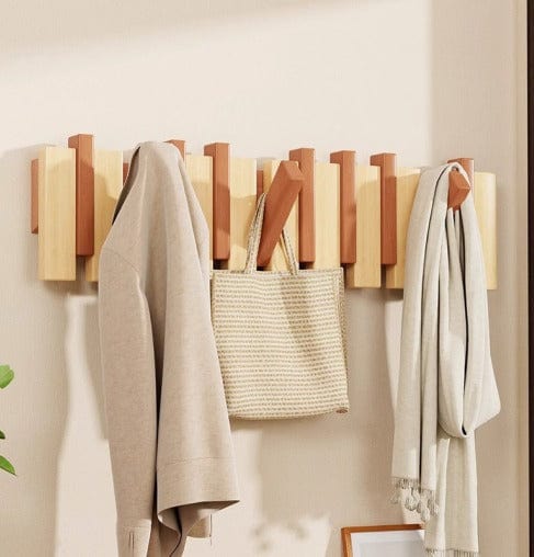 Pavoco Garderobenständer Stilvolles Klavierregal für Unisex aus Holz kompakt funktional für Flur Organisation