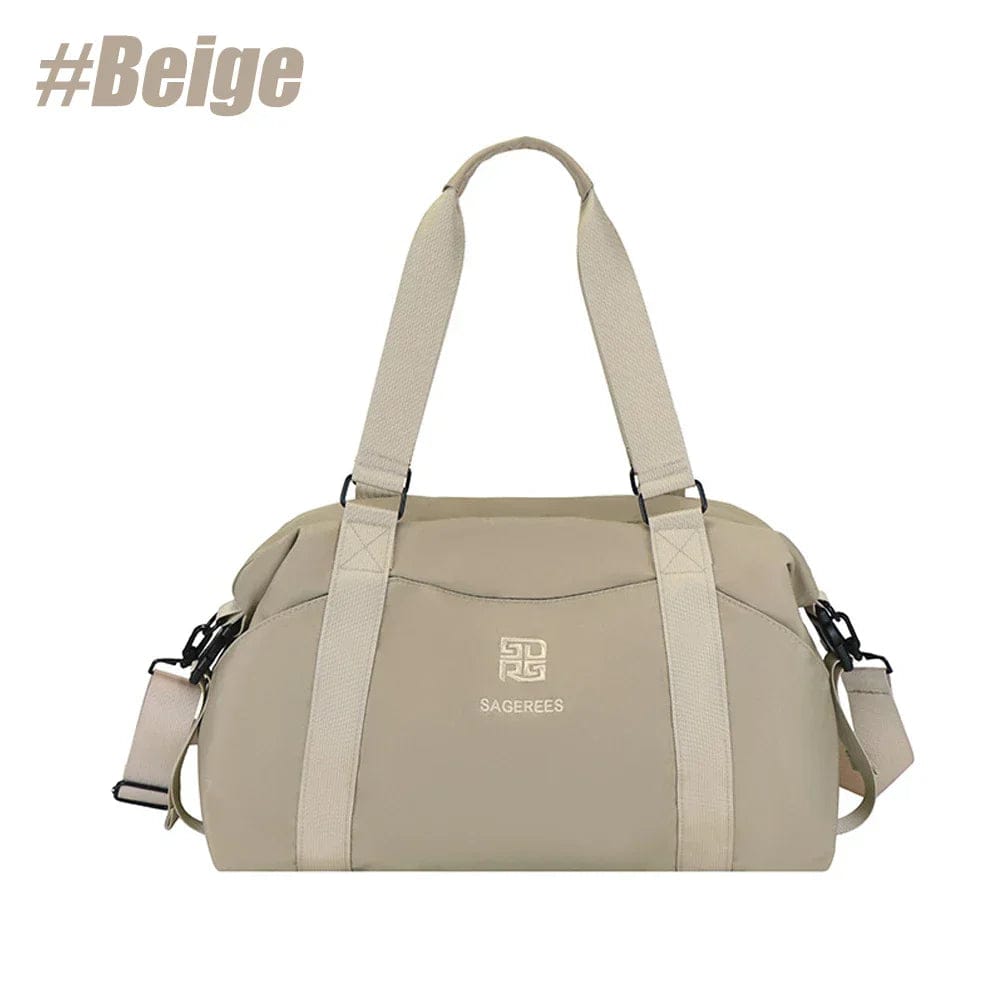 Pavoco Gepäck & Reiseausrüstung Beige Leichte Reisetasche für Unisex groß wasserabweisend vielseitig Sport Alltag