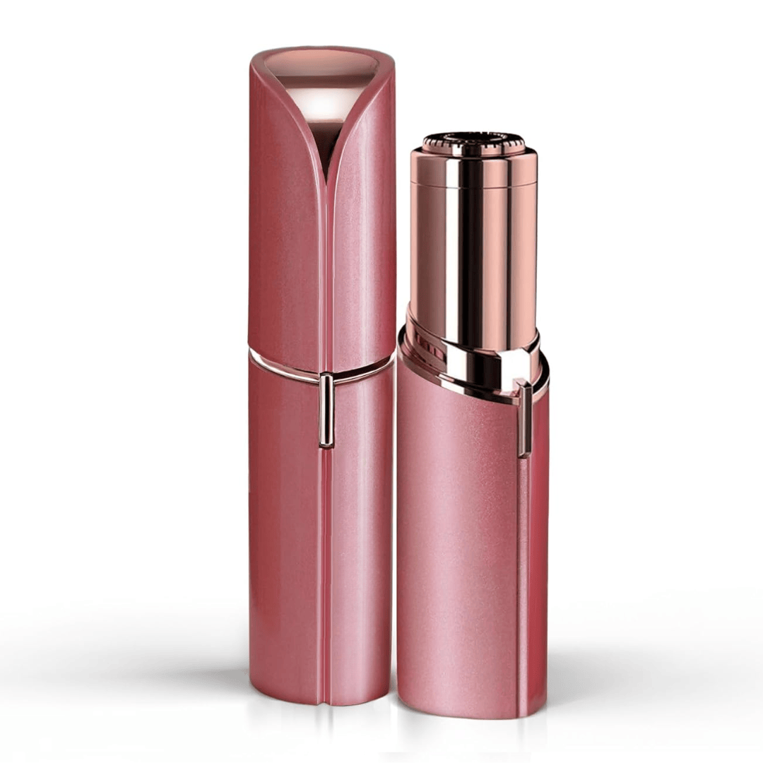 Pavoco Haarentfernungsprodukte Rosa Schmerzfreier Gesichtshaarentferner für Damen kompakt präzise tragbar