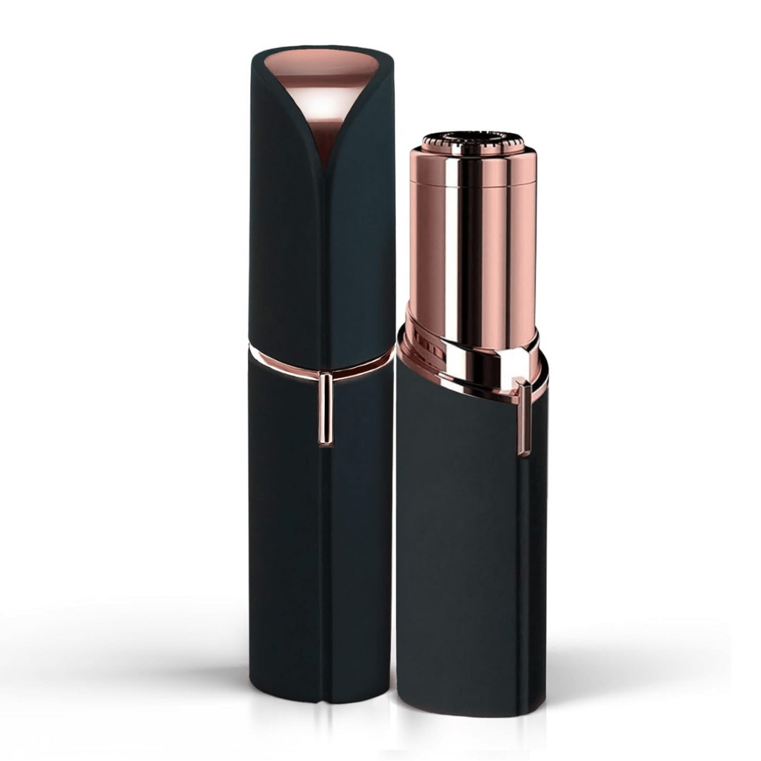 Pavoco Haarentfernungsprodukte Schwarz Schmerzfreier Gesichtshaarentferner für Damen kompakt präzise tragbar