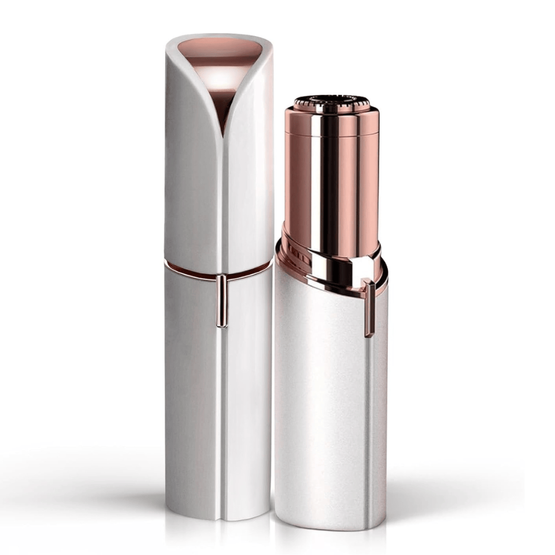 Pavoco Haarentfernungsprodukte Weiß Schmerzfreier Gesichtshaarentferner für Damen kompakt präzise tragbar