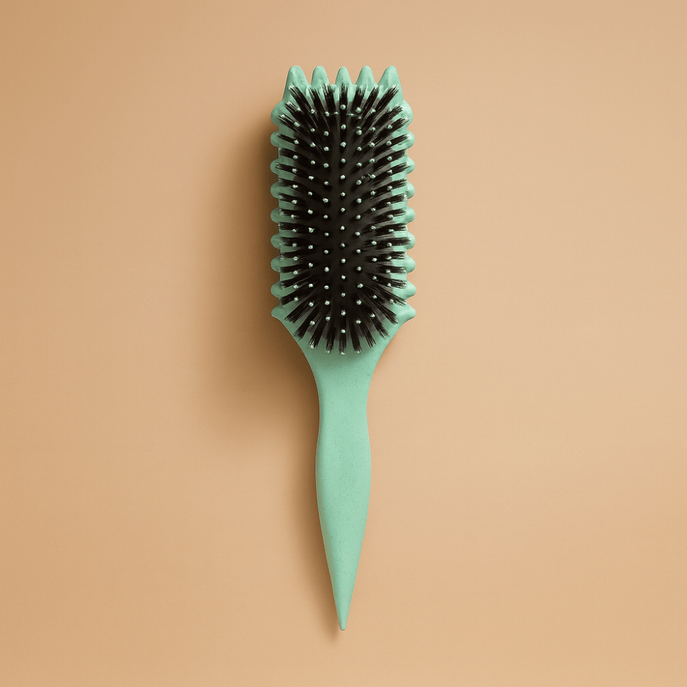 Pavoco Haarpflegewerkzeuge und -zubehör Grün Ergonomische Stylingbürste für alle Haartypen anti-frizz hitzebeständig schnell trocknend