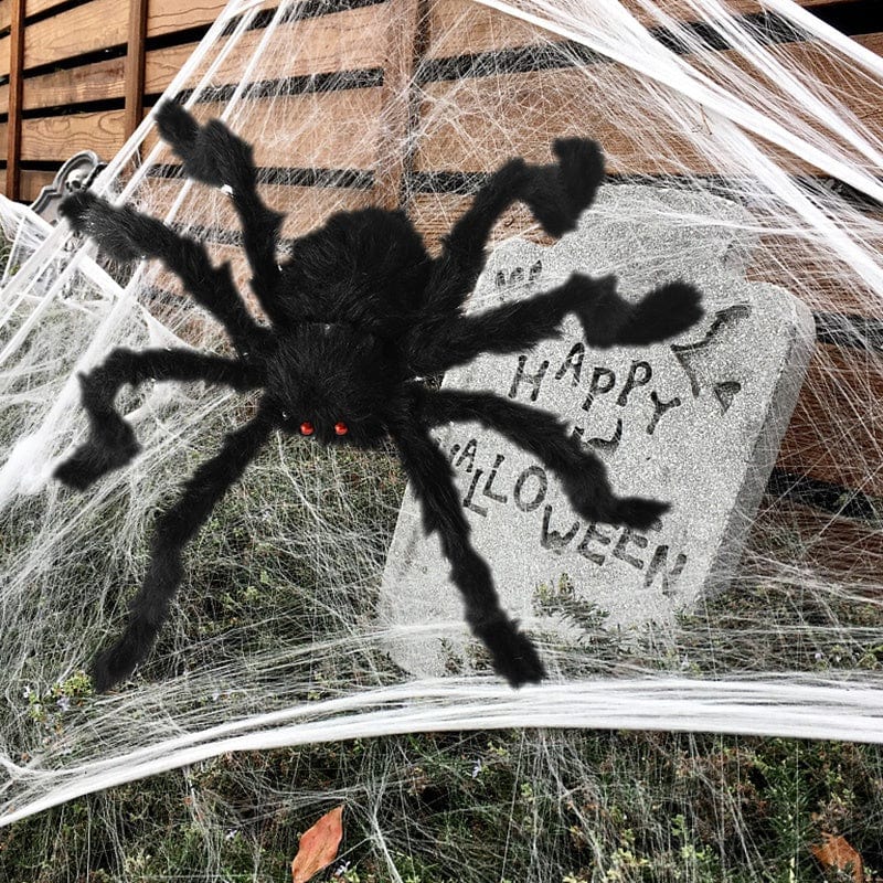Pavoco Halloween-Dekorationen Gruselige Spinnen-Dekoration für Halloween Deko Außen