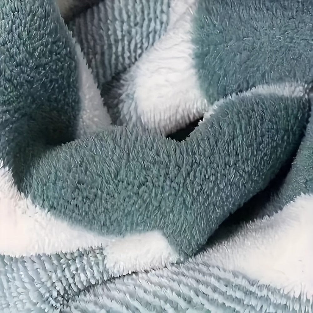 Pavoco Handtücher Weiches Badetuch-Set für Unisex 8-teilig schnelltrocknend aus Korallenfleece