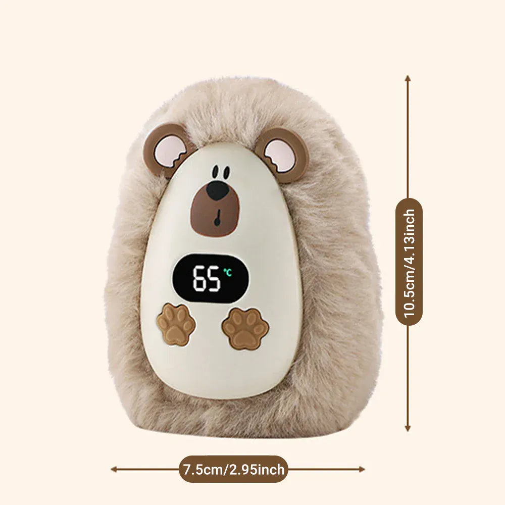 Pavoco Handwärmer Kompakter elektrischer Handwärmer für Unisex mit 3 Heizstufen und LCD-Display