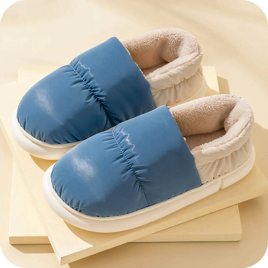 Pavoco Hausschuhe Kuschelige Hausschuhe für Damen warm rutschfest Winter