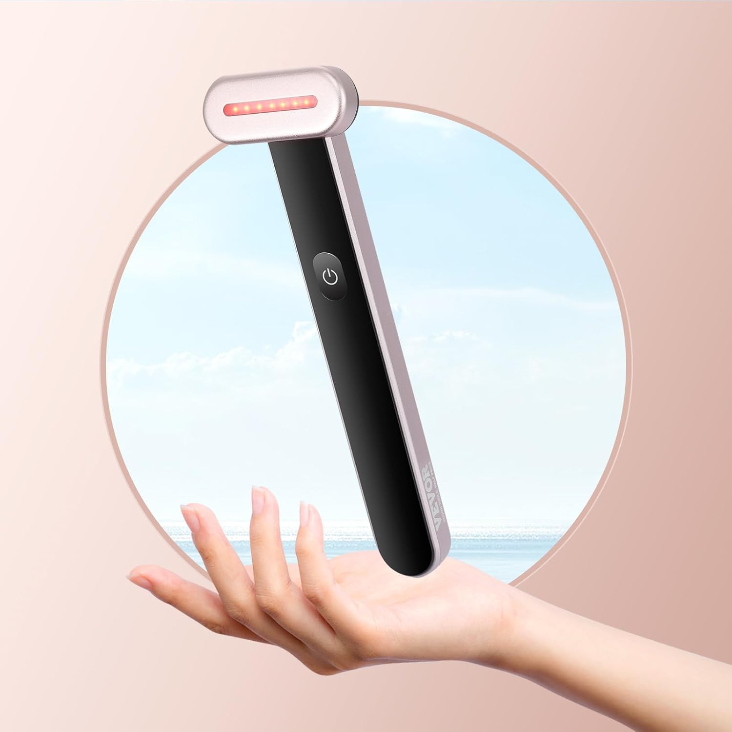 Pavoco Hautpflegewerkzeuge und -geräte Default Effektiver Gesichtsstab für Damen und Herren 4-in-1 Hauttherapiegerät kompakt tragbar