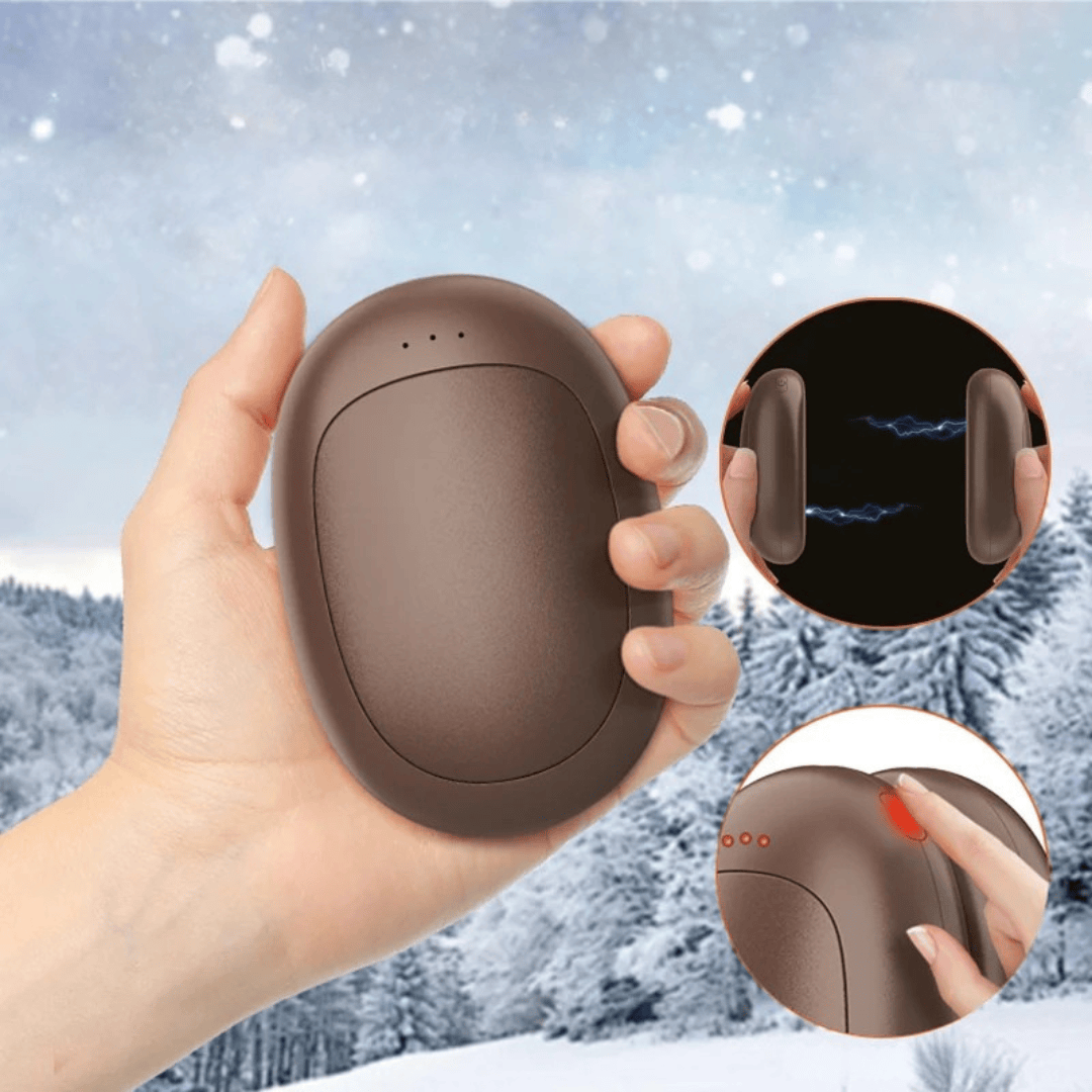 Pavoco Heiz- und Kühlgeräte Kaffee Praktischer Elektrischer Handwärmer für Unisex tragbar 5000 mAh 3 Heizstufen