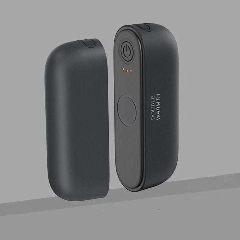 Pavoco Heiz- und Kühlgeräte Schwarz Kompakter Elektrischer Handwärmer für Unisex tragbar schnell aufheizend Outdoor