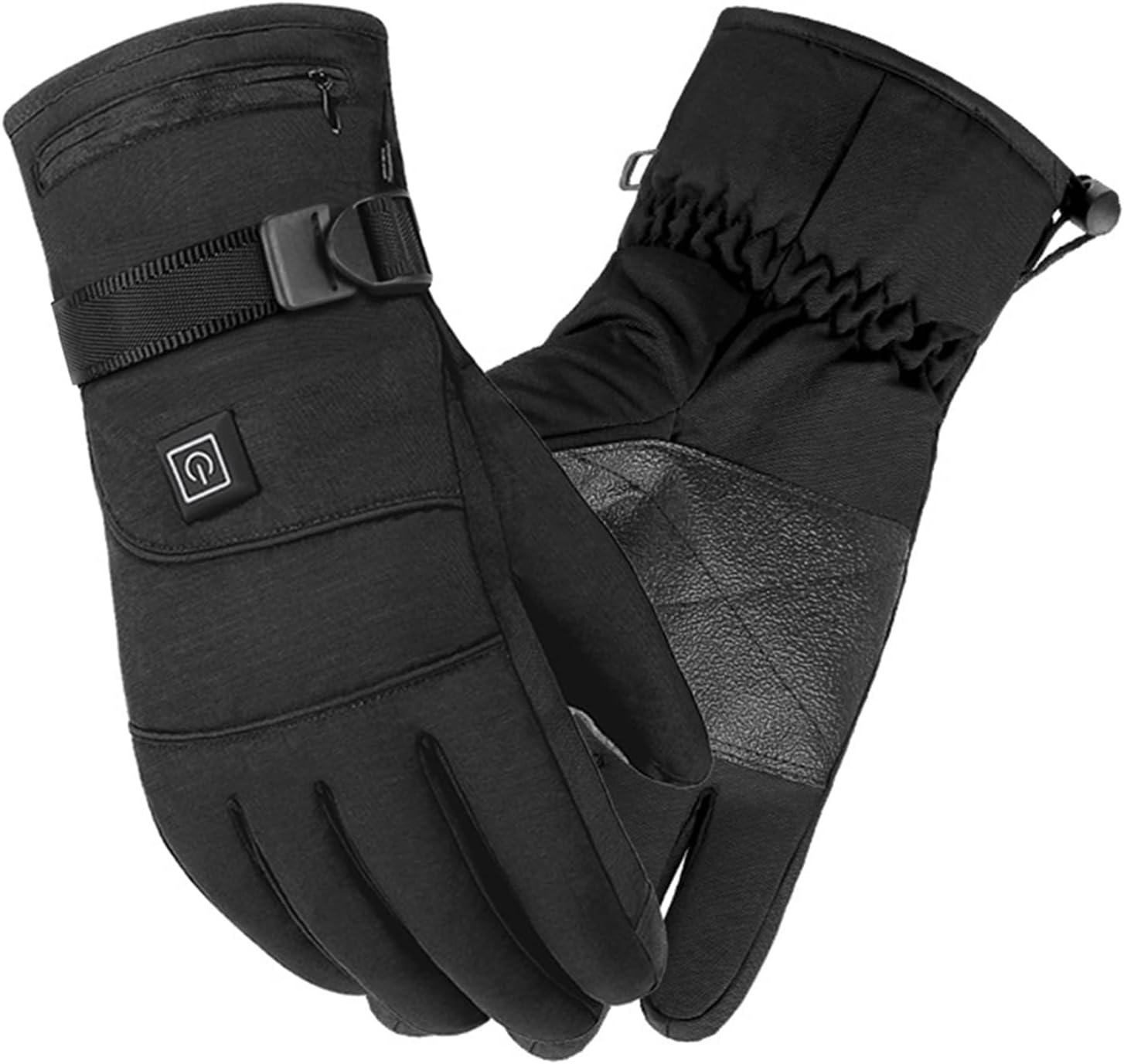 Pavoco Heizdecken Beheizbare Winterhandschuhe für Unisex wasserdicht atmungsaktiv 3 Heizstufen