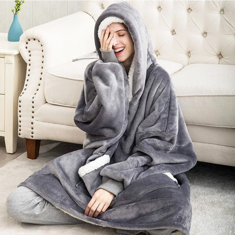Pavoco Hoodies & Sweatshirts Kuscheliger Hoodie für Unisex weich mit Kapuze und Taschen ideal für Zuhause