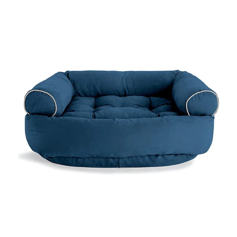 Pavoco Hundebetten Marineblau / XS Weiches Orthopädisches Hundebett für Hunde Gelenkunterstützung langlebig stilvoll