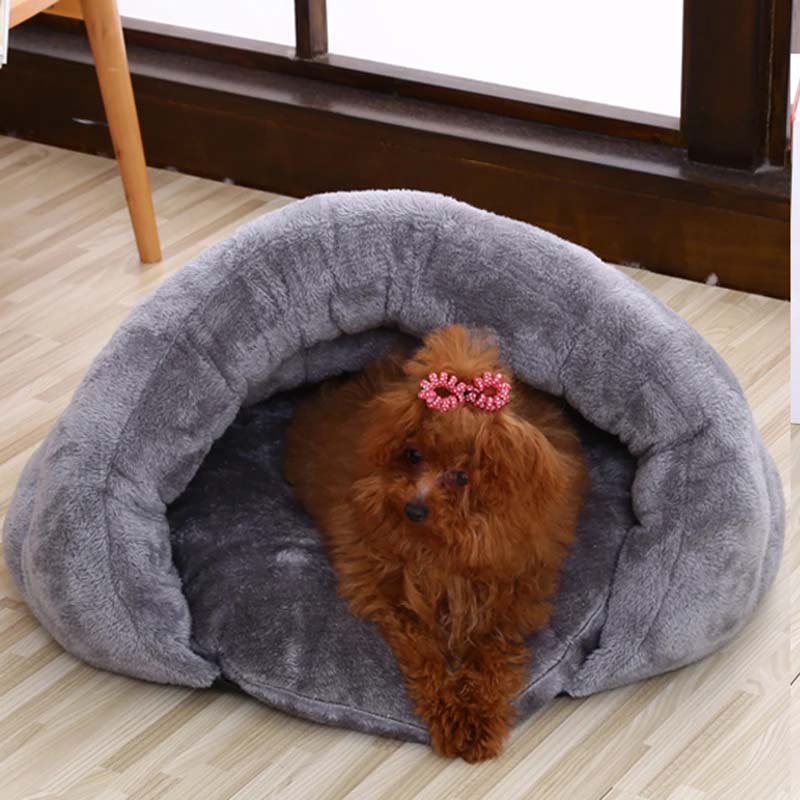 Pavoco Hundebetten Weiches Versteck Hundebett für kleine Hunde gemütlich sicher plüschig