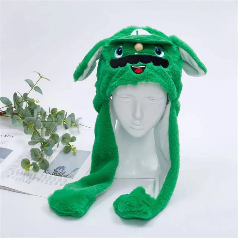 Pavoco Hüte & Mützen Luigi Lustiger Winterhut für Unisex mit beweglichen Ohren und Plüschmaterial